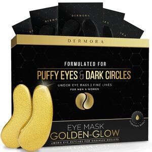 30 Dermora 24K Under Eye Patches Eye Masks